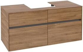 V&B Waschtischunterschrank COLLARO 120x54,8x50cm WT mttg Kansas Oak