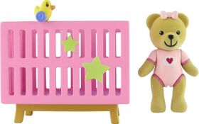 BABY born Minis-Playset Laufstall m. Bär