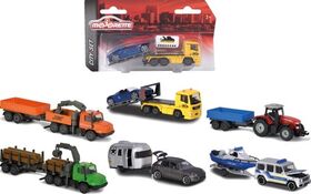 Majorette Trailer Assortment, 6-sort.