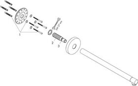 Brausearm AXOR SHOWERSOLUTIONS 390mm chrom