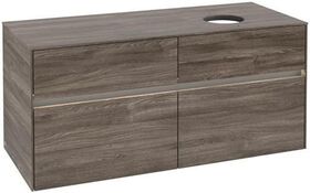 V&B Waschtischunterschrank COLLARO 120x54,8x50cm WT re m LED-B. Stone Oak