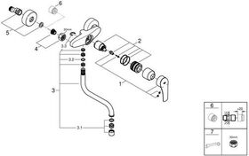 Grohe EH-Spültischbatterie EUROSMART 1/2Zoll chr