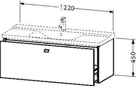 Duravit Waschtischunterbau BRIOSO Gri Frontfarbe 450x1220x479mm bas matt