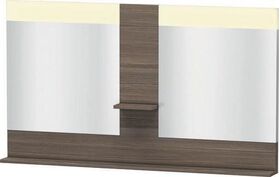 Duravit Spiegel VERO 142x1400x800mm, Beleuchtung pine terra