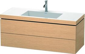 Duravit Waschtischunterbau L-CUBE m WT Vero Air 500x1200x480mm 1 HL Ei geb