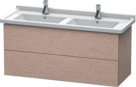 Duravit Waschtischunterbau L-CUBE 469x1220x558mm cappuccino hochglanz