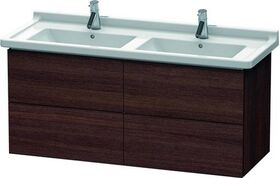 Duravit Waschtischunterbau L-CUBE 469x1220x558mm kastanie dunkel