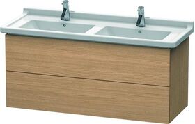 Duravit Waschtischunterbau L-CUBE 469x1220x558mm europäische eiche