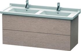 Duravit Waschtischunterbau L-CUBE 469x1220x558mm eiche kaschmir