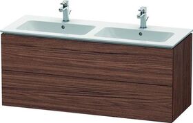 Duravit Waschtischunterbau L-CUBE 1290x481x555mm nussbaum dunkel