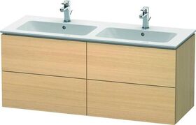 Duravit Waschtischunterbau L-CUBE 1290x481x550mm mediterrane eiche