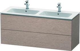 Duravit Waschtischunterbau L-CUBE 1290x481x555mm eiche kaschmir