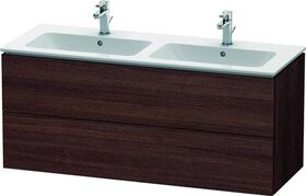 Duravit Waschtischunterbau L-CUBE 1290x481x555mm kastanie dunkel