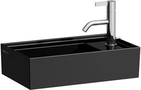 Laufen Handwaschbecken KARTELL 460x280mm Arm.bank re o ÜL 1 HL-Ausf. sw