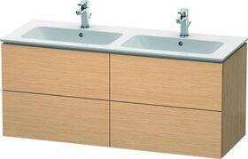 Duravit Waschtischunterbau L-CUBE 1290x481x550mm eiche gebürstet