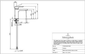 VB Einhebel-Waschtischarmatur O.novo 50x155x147mm ohne Ablaufgarnitur Chrom