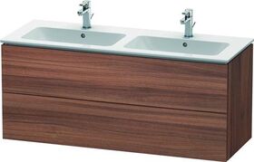 Duravit Waschtischunterbau L-CUBE 1290x481x555mm nussbaum natur