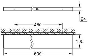 Grohe Ablage ALLURE Wd-Mont wa sun gebü