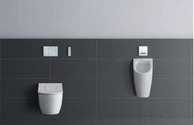 Duravit Betätigungsplatte DURASYSTEM A2 130x150mm Bat f Urinal ZinkDruckg. chr h