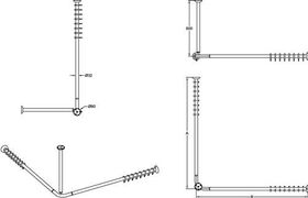 V&B Duschstange ViCare Funktion we 1200x1200mm