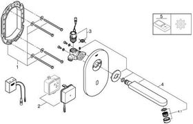 Grohe Infr-Elek. EUROSMART CE BLUETOOTH 1/2Zoll o Mischung Trafo chr