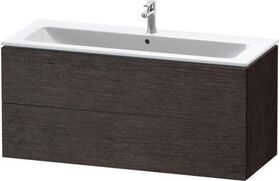 Duravit Waschtischunterbau L-CUBE 1220x481mm 2 Schubk ta s-matt ES Ah Mi.