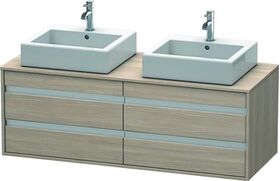 Duravit Waschtischunterbau KETHO 550x1400x496mm pine silver