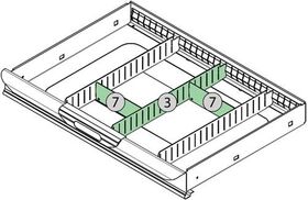 Schubladenunterteilungsmaterial 3-tlg.Erweiterungsset 3 PROMAT