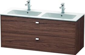 Duravit Waschtischunterbau BRIOSO 553x1290x479mm Griffe chr NB dunkel