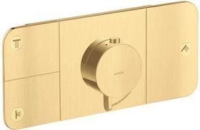 Fertigmontageset AXOR ONE f UP-Thermostat 3 Verbr bru gold optic