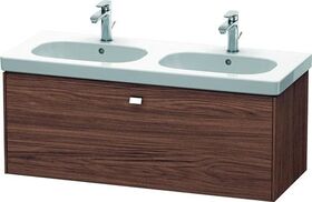 Duravit Waschtischunterbau BRIOSO Gri chrom 452x1170x469mm nussbaum dunkel