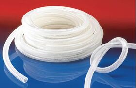 Druckschlauch NORFLEX® PVC 440 ID 8mm AD 16mm L.50m glatt gewebeverstärkt Rl - VPE: 50