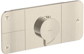 Fertigmontageset AXOR ONE f UP-Thermostat 3 Verbr brushed nickel