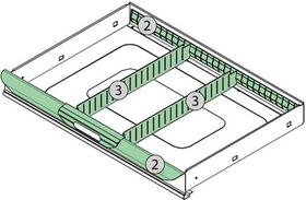 Schubladenunterteilungsmaterial 4-tlg.PROMAT