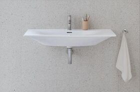 Duravit Waschtisch VIU 1030x490mm m ÜL m HLB 1 Hahnloch weiß WG