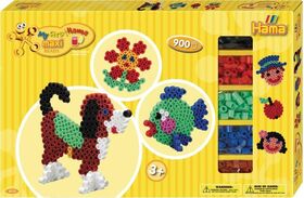 HAMA Maxi Perlen Geschenkp. Tiere 900St.