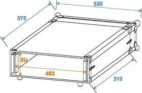 ROADINGER Flightcase Funkmikrofon-Systeme