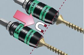 Bithalter 887/4 RR Rapidaptor 1/4 Zoll F 6,3 1/4 Zoll C 6,3+E 6,3 SWF