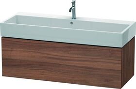 Duravit Waschtischunterbau L-CUBE 394x1184x459mm nussbaum natur