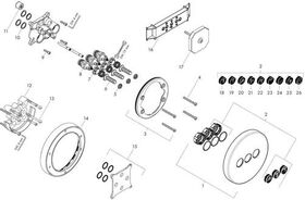 Ventil SHOWERSELECT ROUND AXOR Unterputz, für 3 Verbraucher chrom