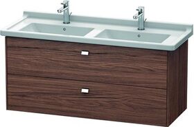 Duravit Waschtischunterbau BRIOSO Griffe chr 563x1220x469mm NB dunkel