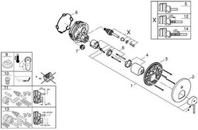 Grohe Einhand-Wannenbatterie PLUS ha graph gebü