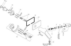 Einhebel-Waschtischmischer AXOR URQUIOLA DN 15 f Wd-mon stainless steel optic