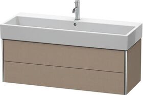 Duravit Waschtischunterbau XSQUARE 397x1184x460mm leinen