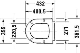 Duravit WC-Sitz ME by Starck o Absenkautomatik weiß/weiß seidenmatt