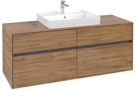 V&B Waschtischunterschrank COLLARO 140x54,8x50cm WT mttg Kansas Oak