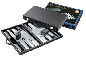 Backgammon Kunstleder 47x28,5cm