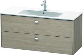 Duravit Waschtischunterbau BRIOSO Griffe chrom 553x1220x479mm pine silver