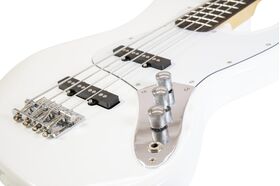 DIMAVERY JB-302 E-Bass, weiß