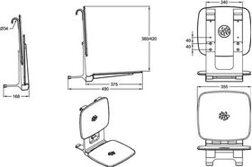 V&B Einhängesitz ViCare Universal we 355x420x390mm